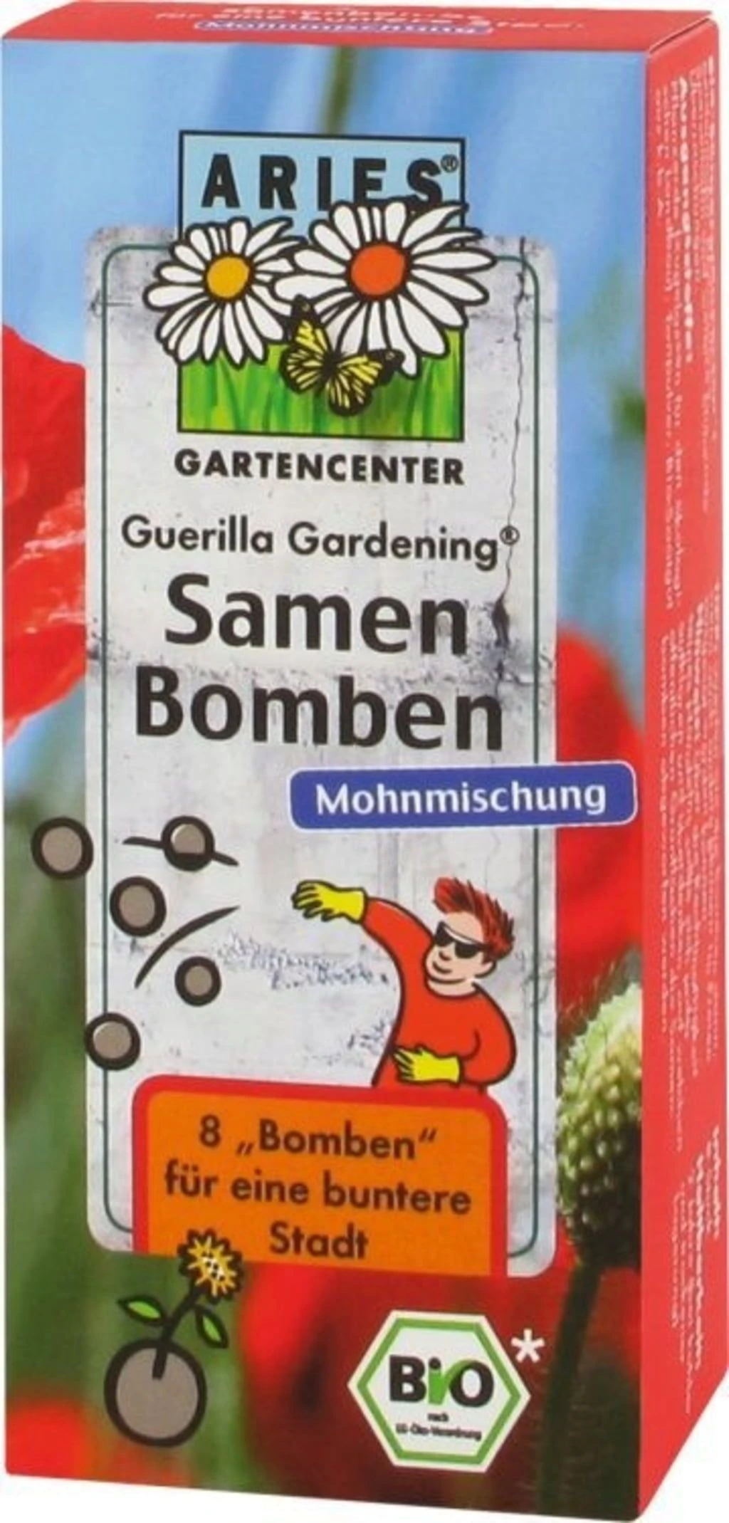 Aries Samenbomben Mohnmischung 3 Aries Samenbomben Mohnmischung