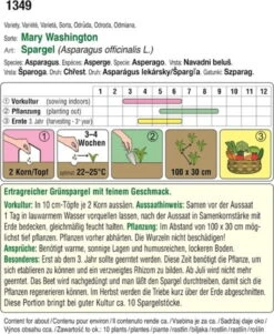 GOURMET EDITION Grünspargel "Mary Washington" 5 GOURMET EDITION Grünspargel "Mary Washington" -Deutschland Gartenbedarf Verkäufe 2024 austrosaat gourmet edition gruenspargel mary washington 1 paket 1670734 de