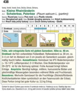Palerbse "Kleine Rheinländerin" -Deutschland Gartenbedarf Verkäufe 2024 austrosaat palerbse kleine rheinlaenderin 1 paket 1665301 de
