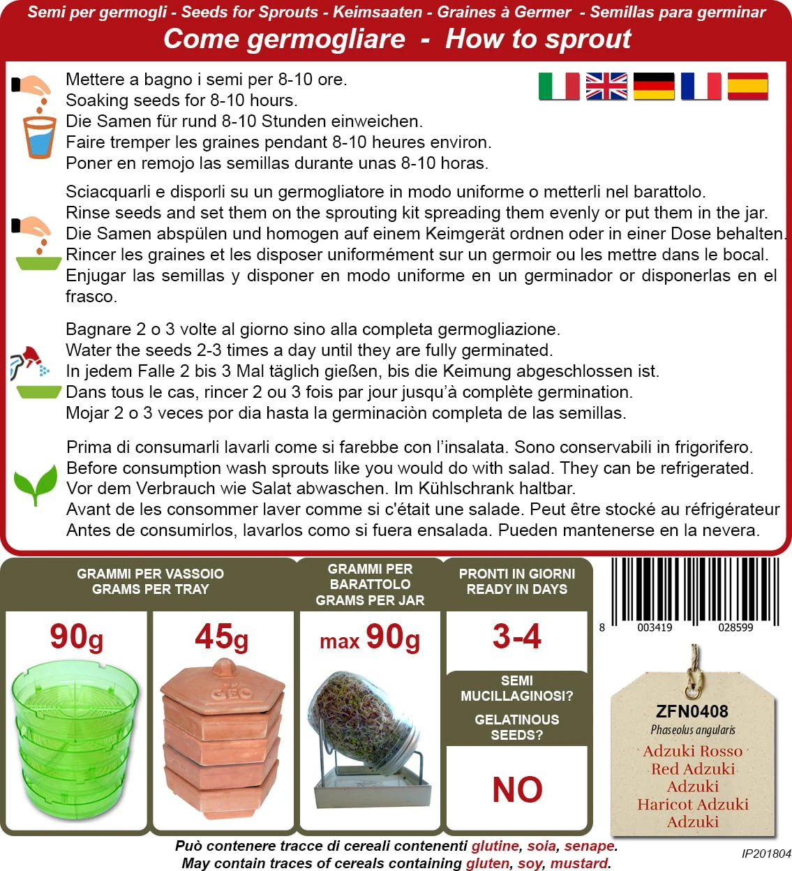 Bio Keimsprossen "Adzuki", 90 G 4 Bio Keimsprossen "Adzuki", 90 G – Bild 2