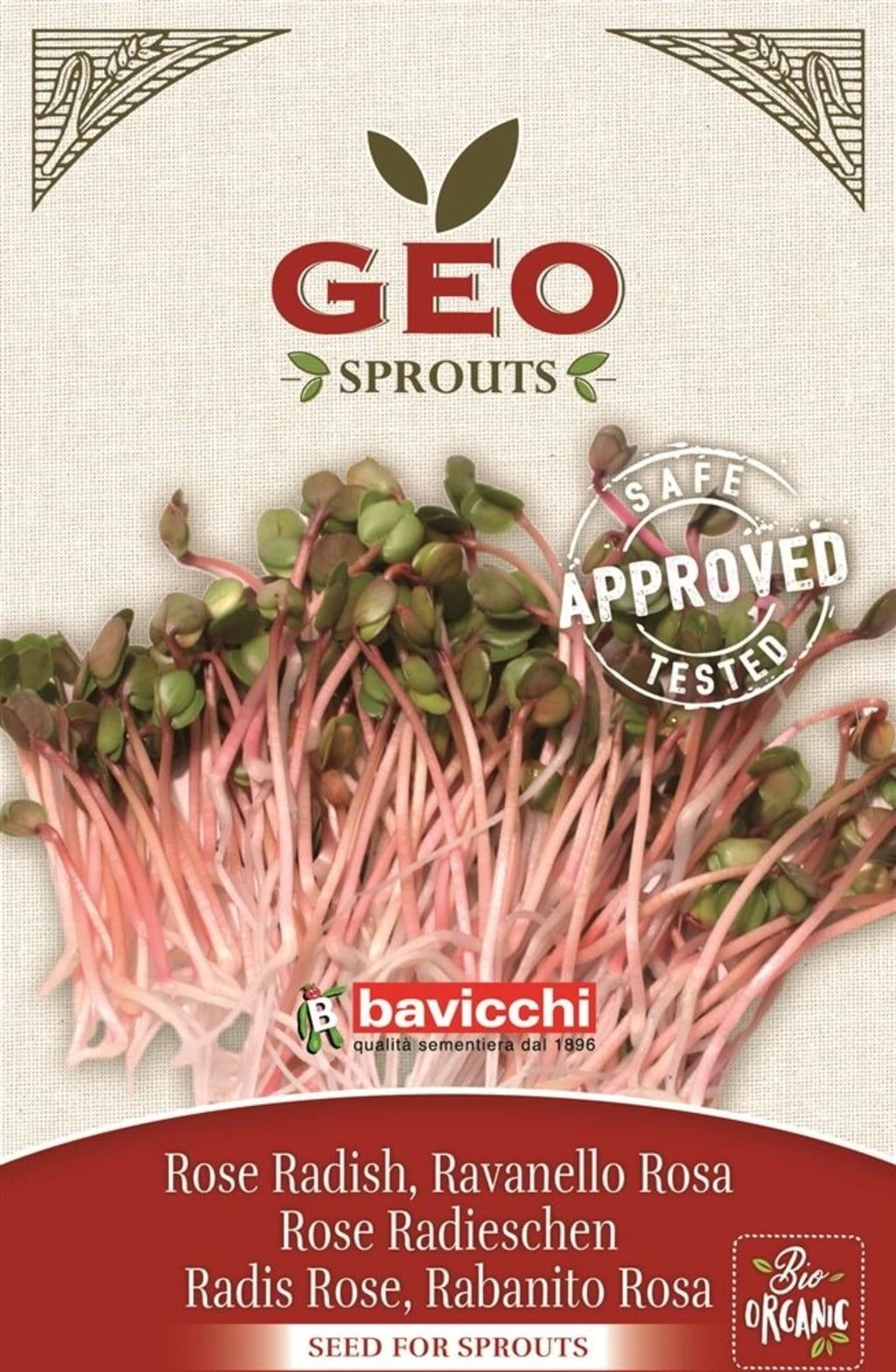 Bio Keimsprossen "China Rose", 20 G 3 Bio Keimsprossen "China Rose", 20 G