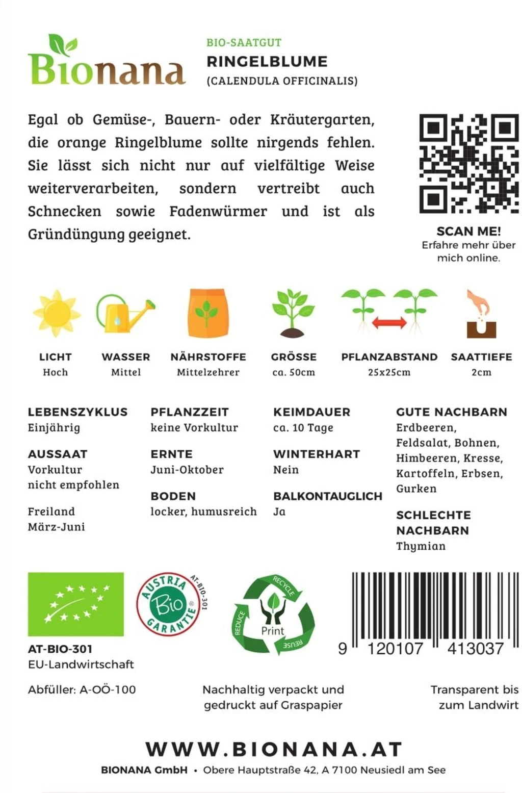 Bio Ringelblume 3 Bio Ringelblume