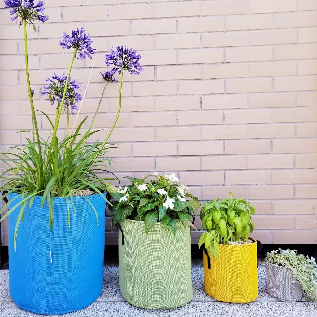 Pflanztasche Aus Geotextil ∅ 40 Cm, Grün 9 Pflanztasche Aus Geotextil ∅ 40 Cm, Grün – Bild 7