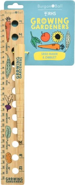 Pflanzlineal & Setzholz Für Kinder -Deutschland Gartenbedarf Verkäufe 2024 burgon ball pflanzlineal setzholz fuer kinder 1 set 1684769 de