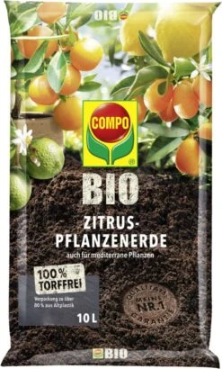 Compo BIO Zitruspflanzenerde Torffrei, 10 L