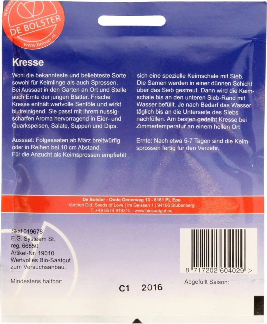 Keimsprossen "Kresse", 50 G 5 Keimsprossen "Kresse", 50 G – Bild 3