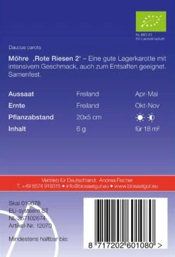 Lagerkarotte "Rote Riesen 2", 6 G 5 Lagerkarotte "Rote Riesen 2", 6 G -Deutschland Gartenbedarf Verkäufe 2024 de bolster lagerkarotte rote riesen 2 1716819 de