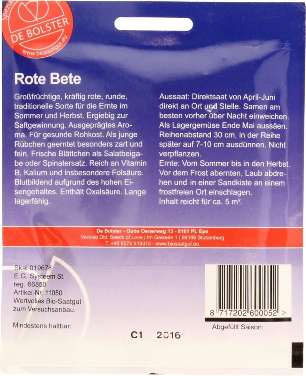 Rote Bete "Rote Kugel 2", 3 G 4 Rote Bete "Rote Kugel 2", 3 G – Bild 2
