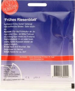 Spinat "Frühes Riesenblatt", 50 G