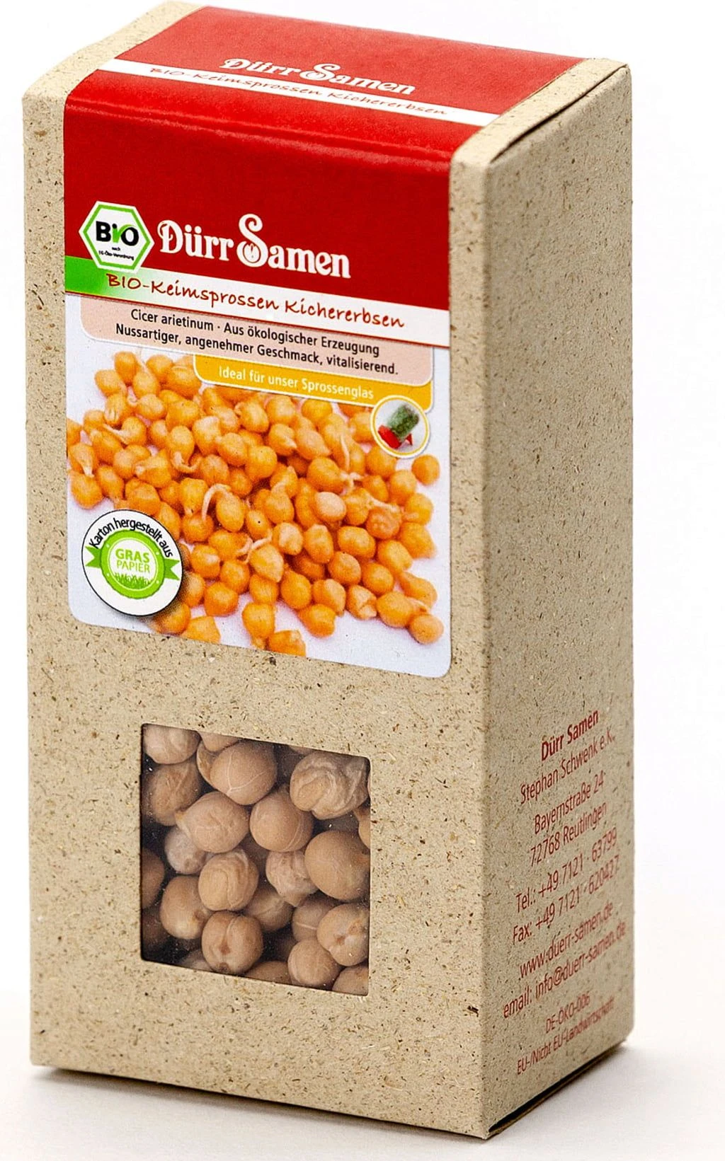 BIO-Keimsprossen Kichererbsen, 210 G 3 BIO-Keimsprossen Kichererbsen, 210 G