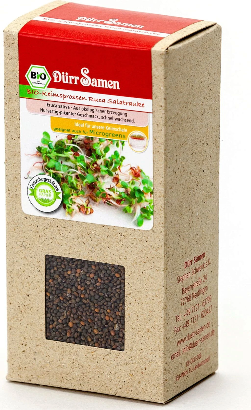 BIO-Keimsprossen Ruca Salatrauke, 180 G 3 BIO-Keimsprossen Ruca Salatrauke, 180 G