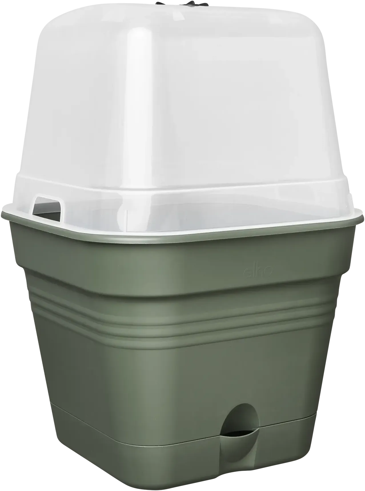 Elho Anzuchttopf Set Green Basics 20cm - Quadrat, Laubgrün 16 Elho Anzuchttopf Set Green Basics 20cm - Quadrat, Laubgrün – Bild 14