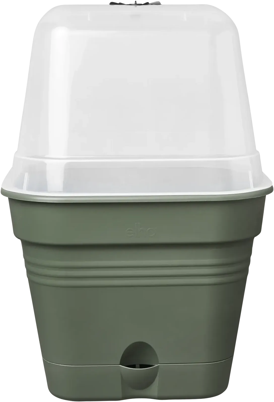 Elho Anzuchttopf Set Green Basics 20cm - Quadrat, Laubgrün 3 Elho Anzuchttopf Set Green Basics 20cm - Quadrat, Laubgrün