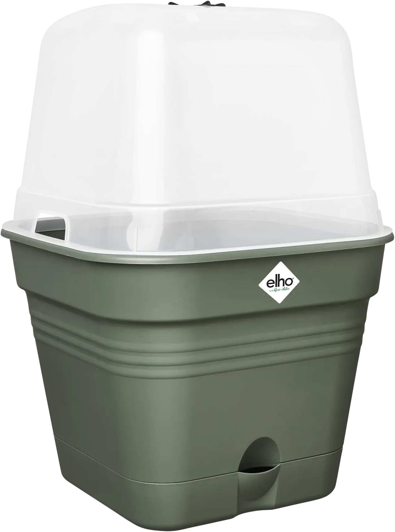 Elho Anzuchttopf Set Green Basics 20cm - Quadrat, Laubgrün 4 Elho Anzuchttopf Set Green Basics 20cm - Quadrat, Laubgrün – Bild 2