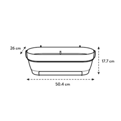 Elho Balkonkasten Vibia Campana Allin1, 50 Cm, Pistazien Grün -Deutschland Gartenbedarf Verkäufe 2024 elho balkonkasten vibia campana allin1 50cm 1448553 de