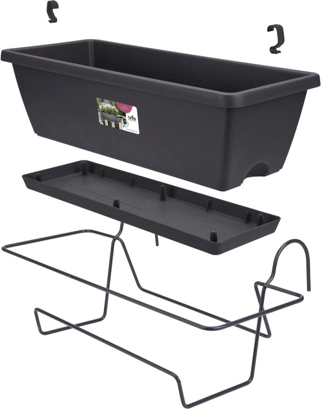 Elho Barcelona Allin1 50 Cm, Anthrazit 8 Elho Barcelona Allin1 50 Cm, Anthrazit – Bild 6