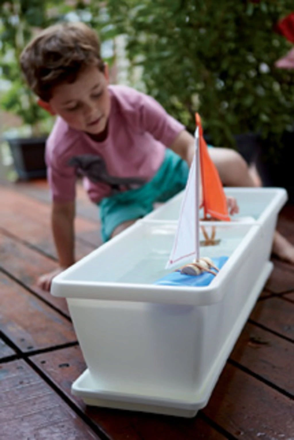 Elho Barcelona Xl Untersetzer 60 Cm, Weiss 3 Elho Barcelona Xl Untersetzer 60 Cm, Weiss