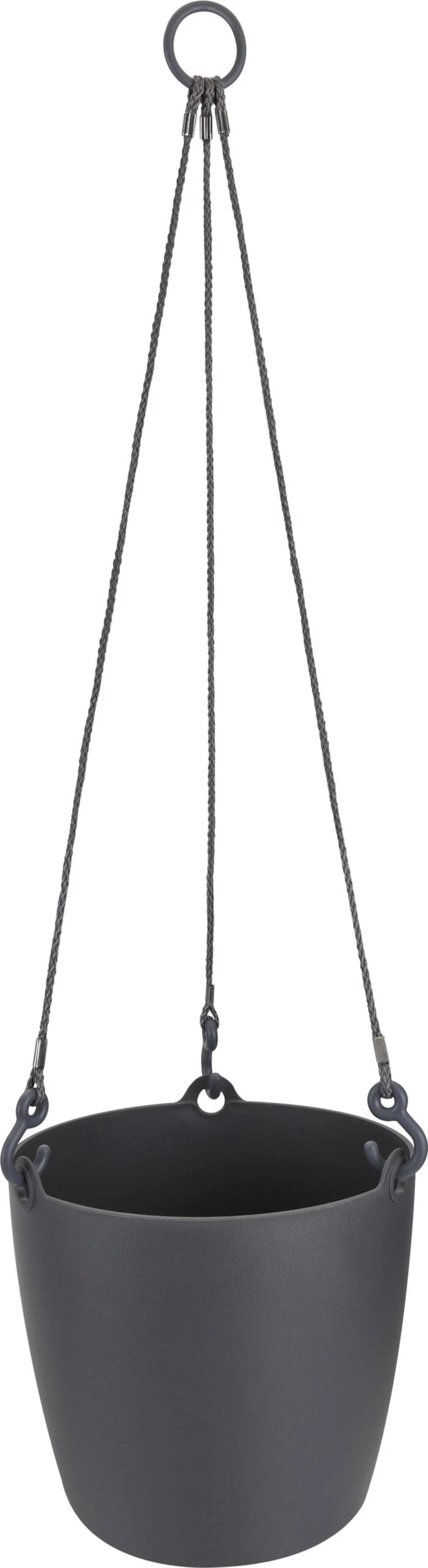 Elho Brussels Hängeampel "18cm", Anthrazit 4 Elho Brussels Hängeampel "18cm", Anthrazit – Bild 2