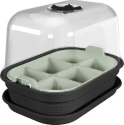 Elho Green Basics Anzucht-Set - Schwarz