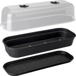 Elho Green Basics Anzuchthaus-Set L 21 Elho Green Basics Anzuchthaus-Set L -Deutschland Gartenbedarf Verkäufe 2024 elho green basics anzuchthaus set l levande svart 1677546 de