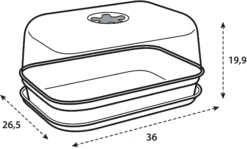 Elho Green Basics Anzuchthaus-Set M -Deutschland Gartenbedarf Verkäufe 2024 elho green basics anzuchthaus set m 1610785 de