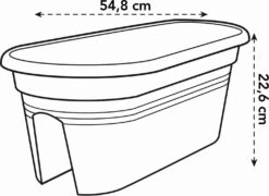 Elho Green Basics Flower Bridge 55 Cm, Schwarz -Deutschland Gartenbedarf Verkäufe 2024 elho green basics flower bridge 55 cm 1270676 de
