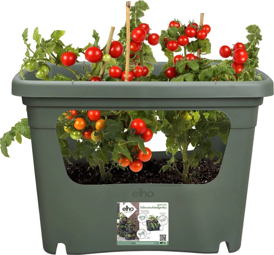 Elho Green Basics Stack & Grow Large, Laubgrün 3 Elho Green Basics Stack & Grow Large, Laubgrün