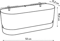 Elho Greenville Easy Balcony 52 Cm, Living Schwarz 17 Elho Greenville Easy Balcony 52 Cm, Living Schwarz -Deutschland Gartenbedarf Verkäufe 2024 elho greenville easy balcony 52 cm 1676747 de