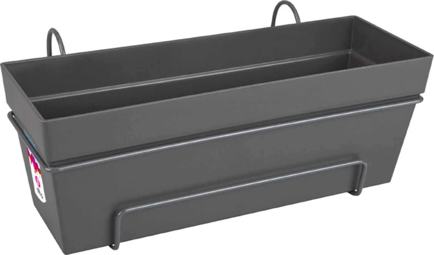 Elho Loft Urban Balkonkasten Allin1 50, Anthrazit 4 Elho Loft Urban Balkonkasten Allin1 50, Anthrazit – Bild 2