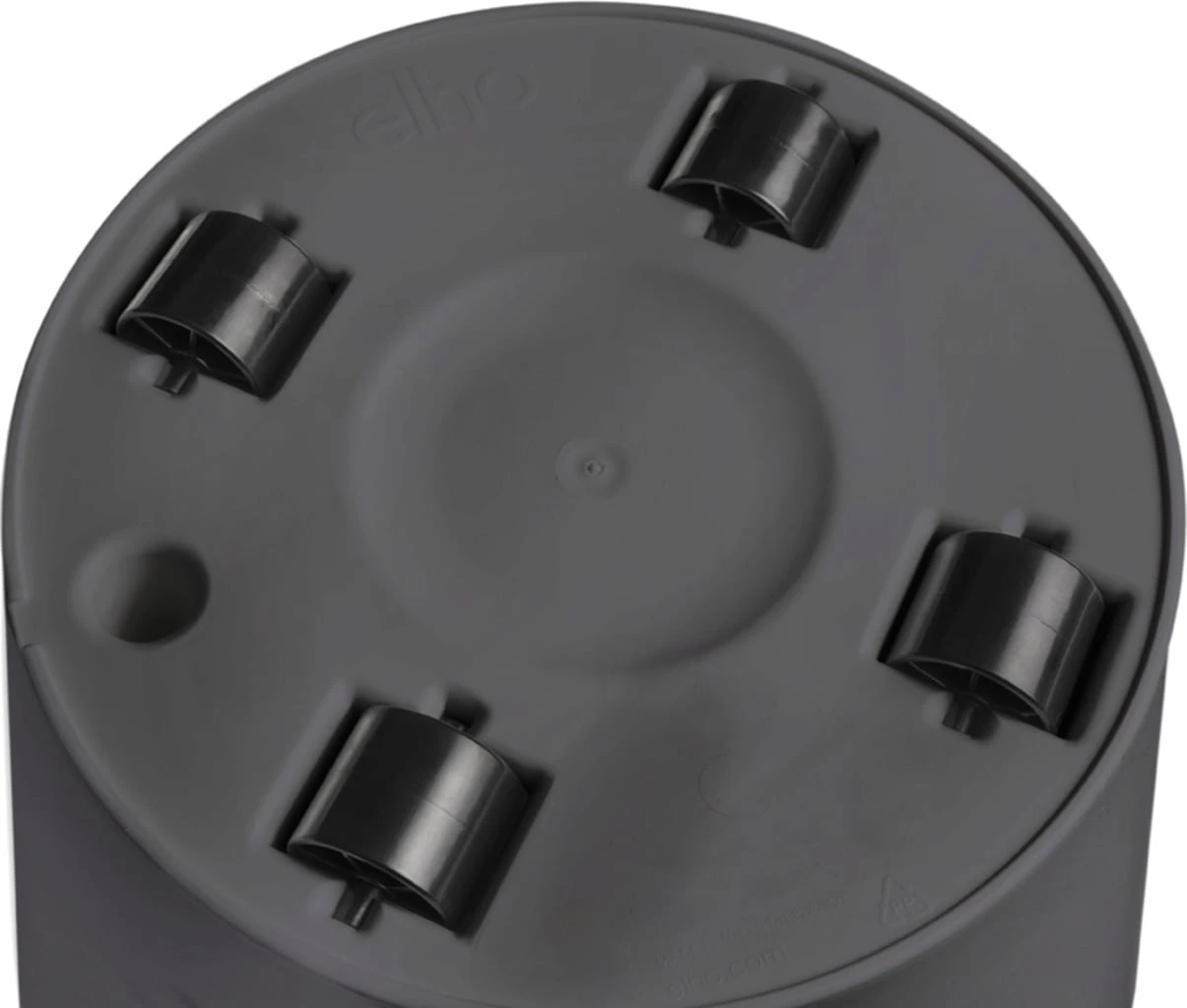 Elho Loft Urban Rund Rollen 40, Anthrazit 7 Elho Loft Urban Rund Rollen 40, Anthrazit – Bild 5