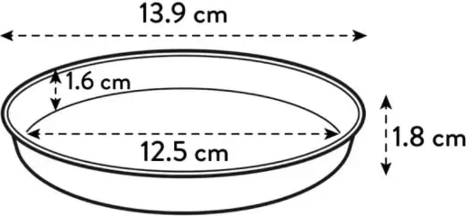Elho Loft Urban Untersetzer Rund 14, Weiss 8 Elho Loft Urban Untersetzer Rund 14, Weiss – Bild 6