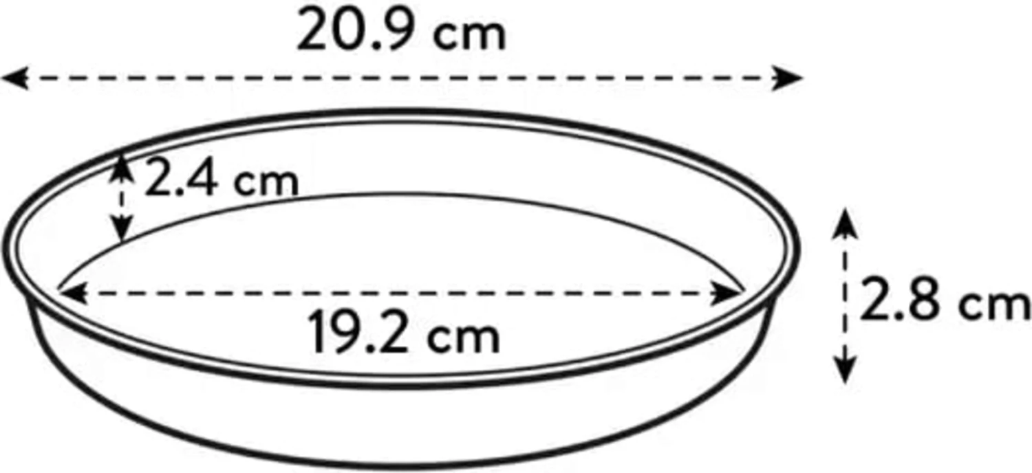 Elho Loft Urban Untersetzer Rund 21, Anthrazit 7 Elho Loft Urban Untersetzer Rund 21, Anthrazit – Bild 5