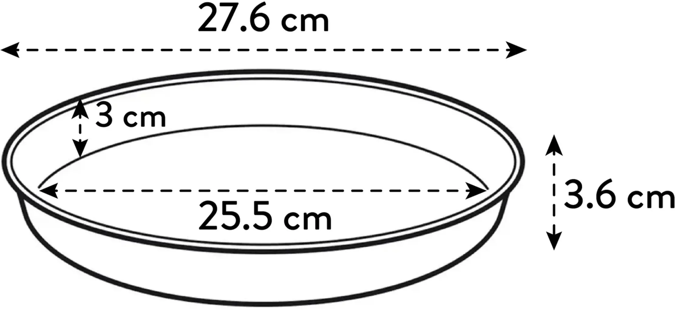 Elho Loft Urban Untersetzer Rund 28, Anthrazit 7 Elho Loft Urban Untersetzer Rund 28, Anthrazit – Bild 5