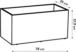 Elho Pflanzkasten Vivo Next Lang - 80 Cm, Living Schwarz -Deutschland Gartenbedarf Verkäufe 2024 elho pflanzkasten vivo next lang 80 cm 1678503 de