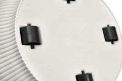 Elho Vibes Fold Rund Mit Rollen 35 Cm, Seidenweiß