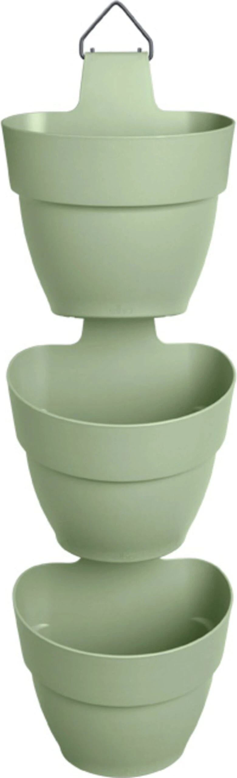 Elho Vibia Campana Vertical Forest Set/3, Pistazien Grün 3 Elho Vibia Campana Vertical Forest Set/3, Pistazien Grün