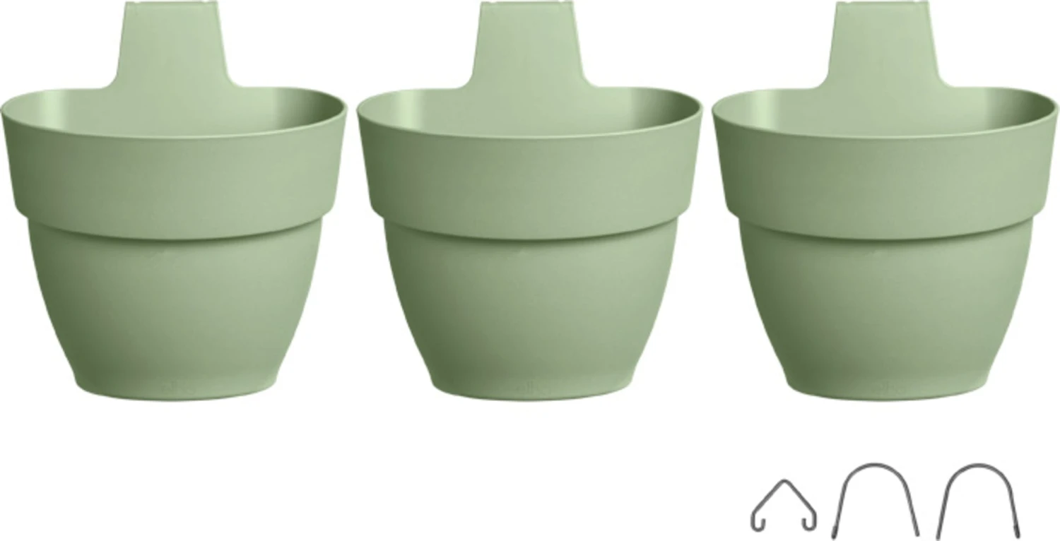 Elho Vibia Campana Vertical Forest Set/3, Pistazien Grün 8 Elho Vibia Campana Vertical Forest Set/3, Pistazien Grün – Bild 6