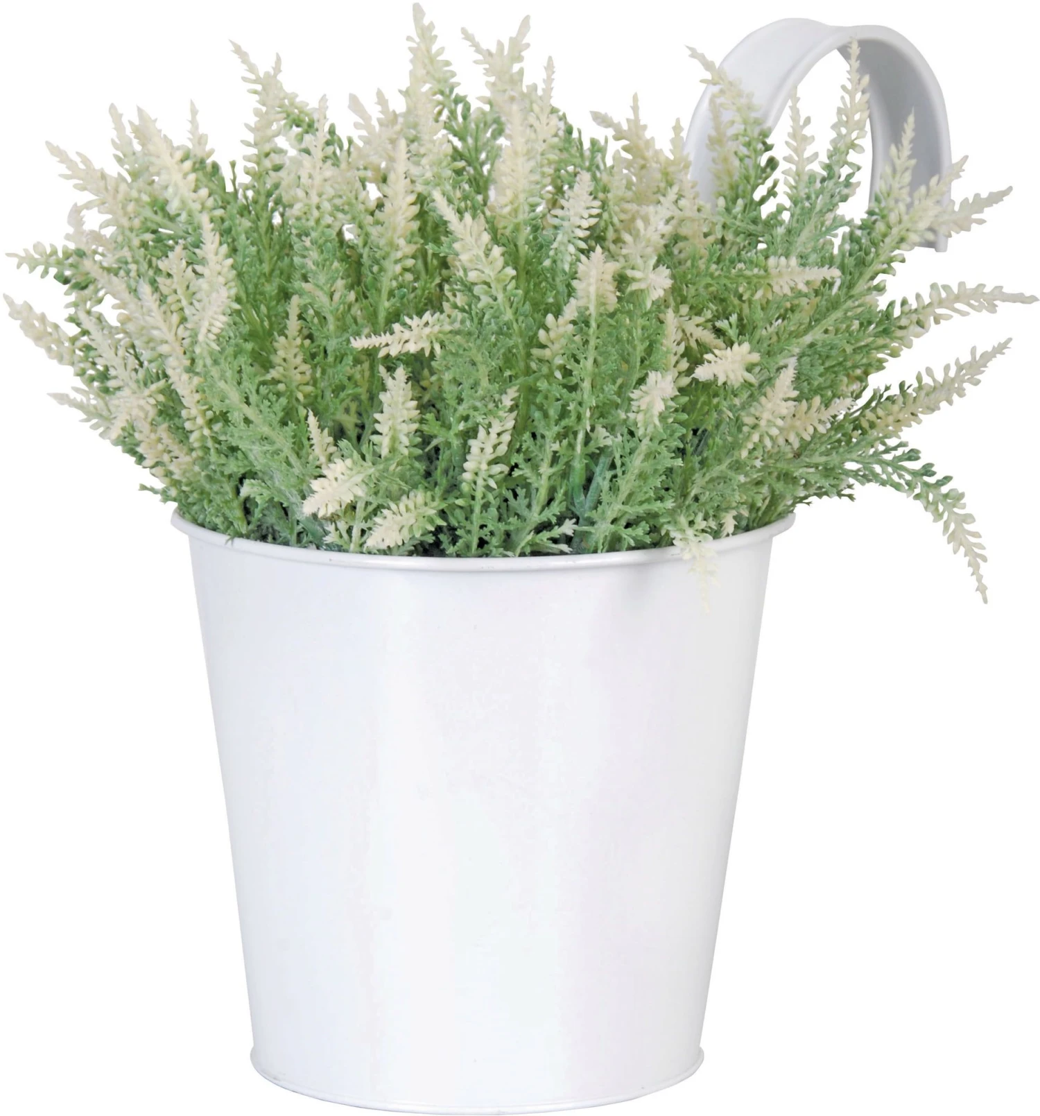 ESSCHERT DESIGN Blumentopf Mit Haken, Weiß 3 ESSCHERT DESIGN Blumentopf Mit Haken, Weiß