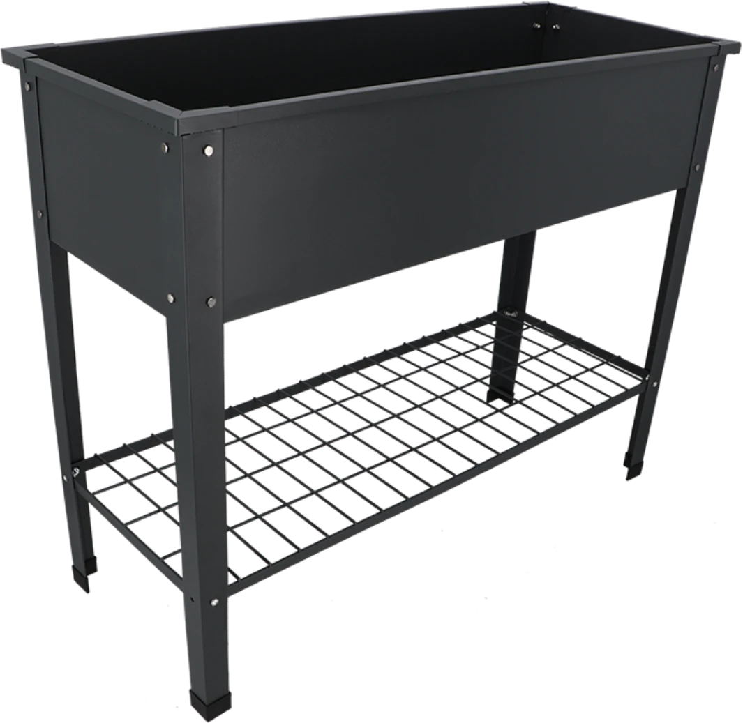 ESSCHERT DESIGN Hochbeet Metall Anthrazit, L 4 ESSCHERT DESIGN Hochbeet Metall Anthrazit, L – Bild 2