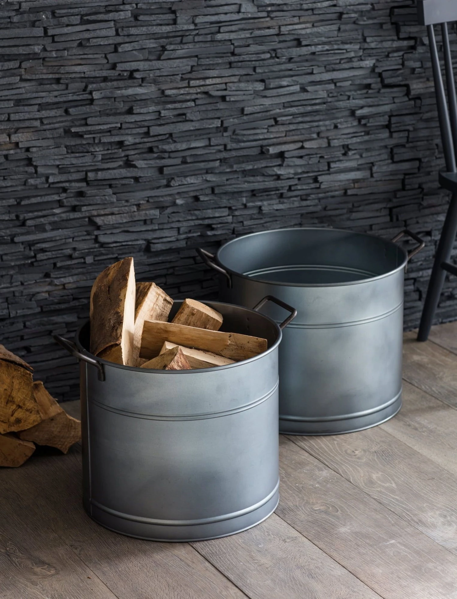 2er Set Verzinkte Pflanzkübel 9 2er Set Verzinkte Pflanzkübel – Bild 7