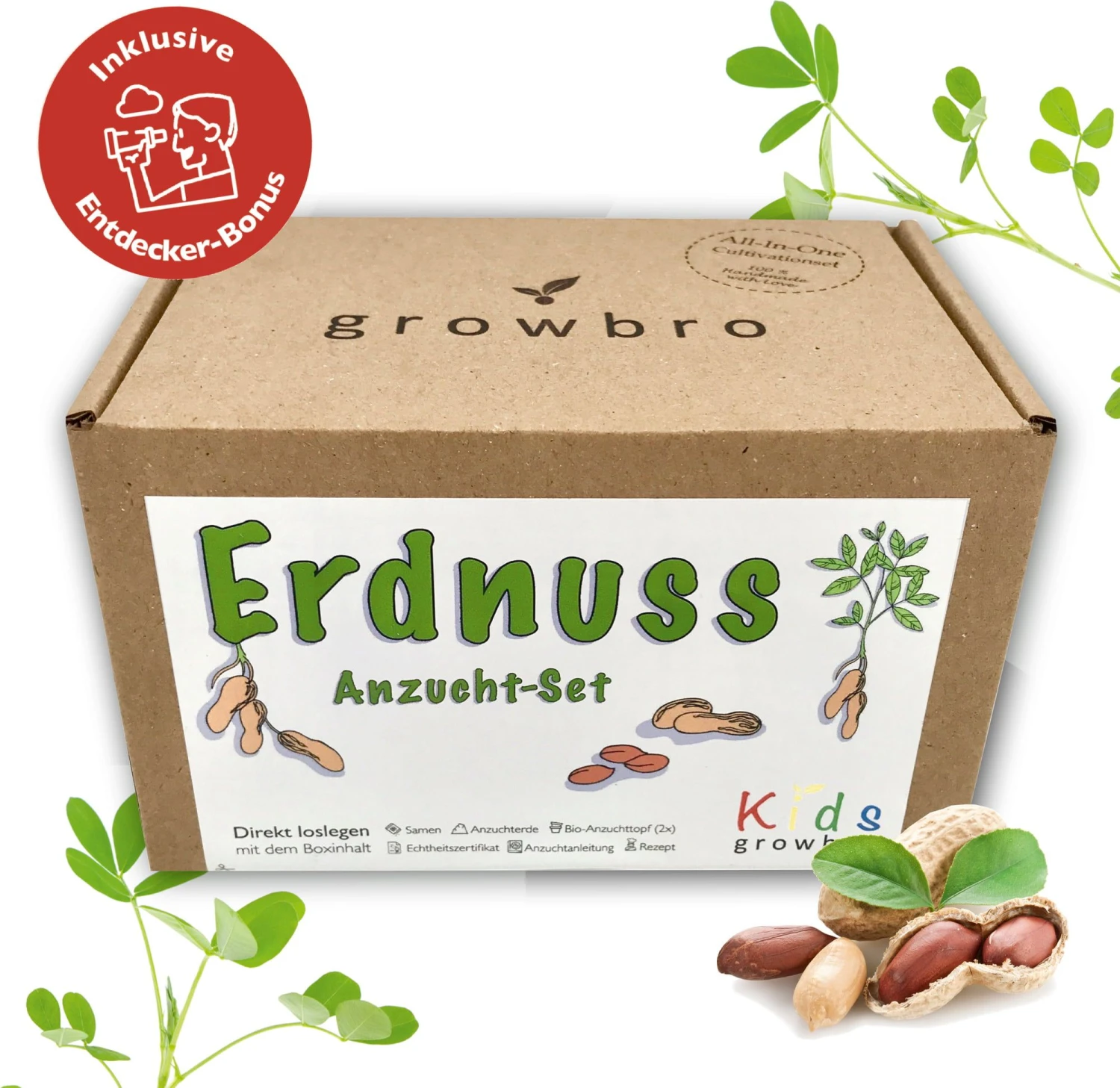 Erdnuss "Kids" Anzucht-Set 12 Erdnuss "Kids" Anzucht-Set – Bild 10