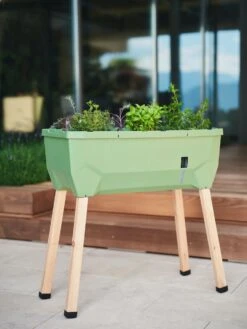 Sammy Salad Hochbeet - Ohne Haube, Dunkelgrün -Deutschland Gartenbedarf Verkäufe 2024 gusta garden sammy salad hochbeet ohne haube temno zelena 1621320 de