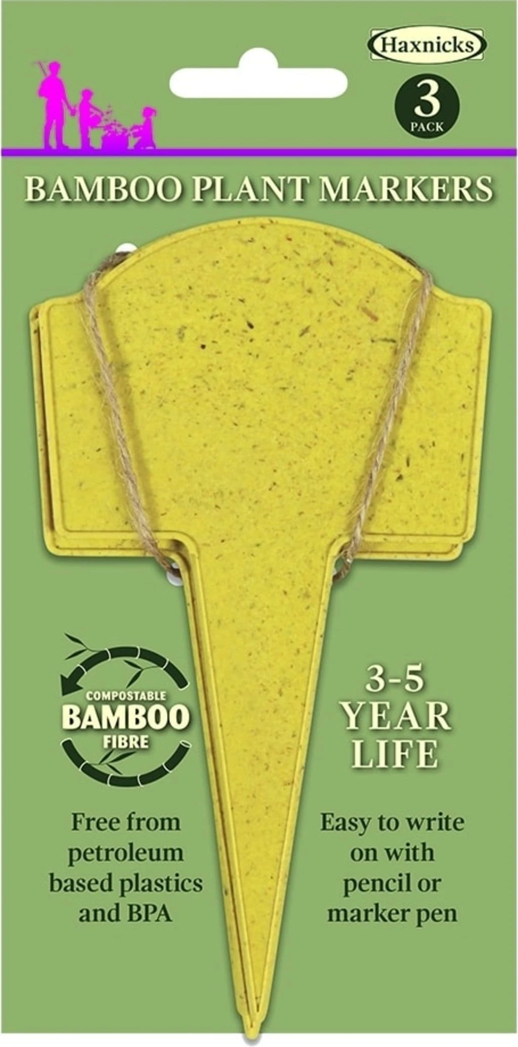 Bambus-Pflanzschilder 3 Bambus-Pflanzschilder