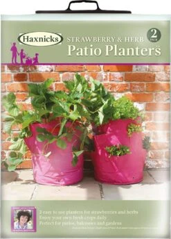Erdbeer- & Kräuterpflanztasche Im Set, 2 Stück -Deutschland Gartenbedarf Verkäufe 2024 haxnicks erdbeer kraeuterpflanztasche im set 2 st 1666034 de