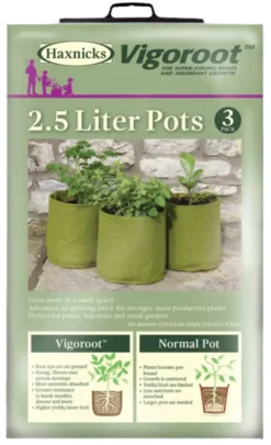 Pflanztaschen 3erPack, 2,5 Liter (3 Stück)