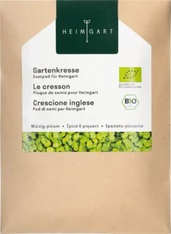 Gartenkresse Microgreens Saatpad -Deutschland Gartenbedarf Verkäufe 2024 heimgart gartenkresse microgreen saatpad 1 st 813028 de