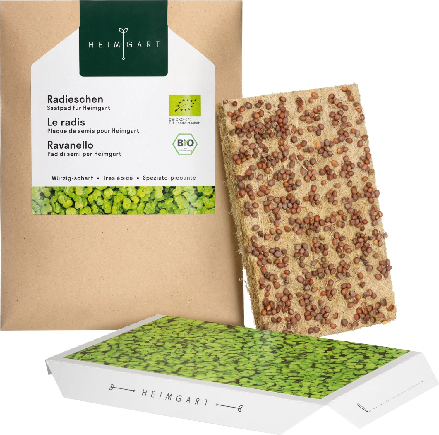 Radieschen Microgreens Saatpad 4 Radieschen Microgreens Saatpad – Bild 2