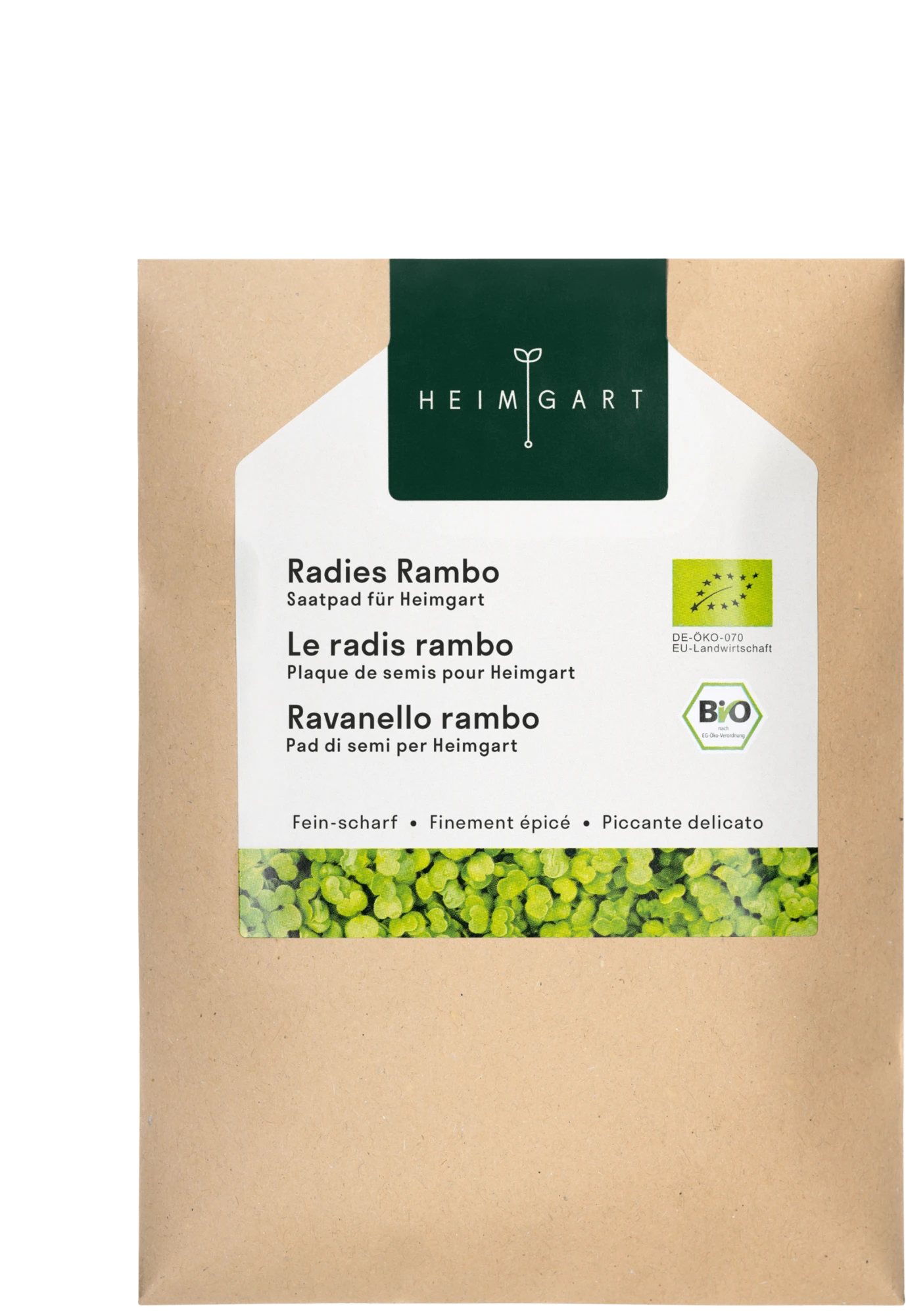 Radieschen Rambo Microgreen Saatpad 4 Radieschen Rambo Microgreen Saatpad – Bild 2