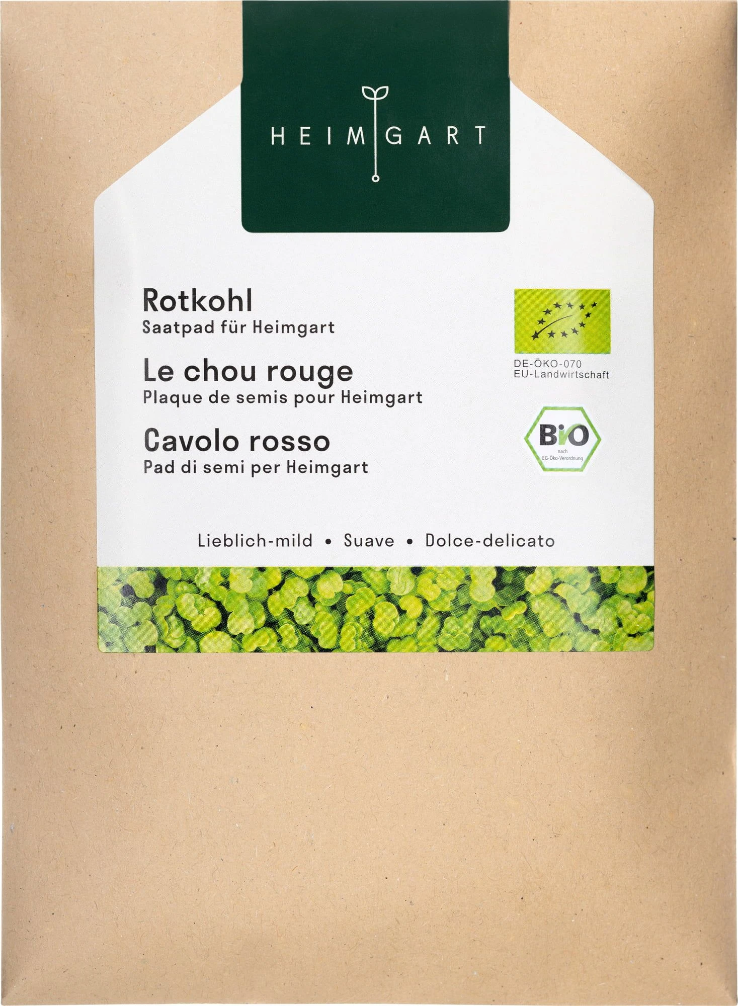 Rotkohl Microgreens Saatpad 3 Rotkohl Microgreens Saatpad