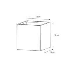 Pflanzkasten Cube 70x70x70, Anthrazit -Deutschland Gartenbedarf Verkäufe 2024 herstera pflanzkasten cube 70x70x70 1293070 de
